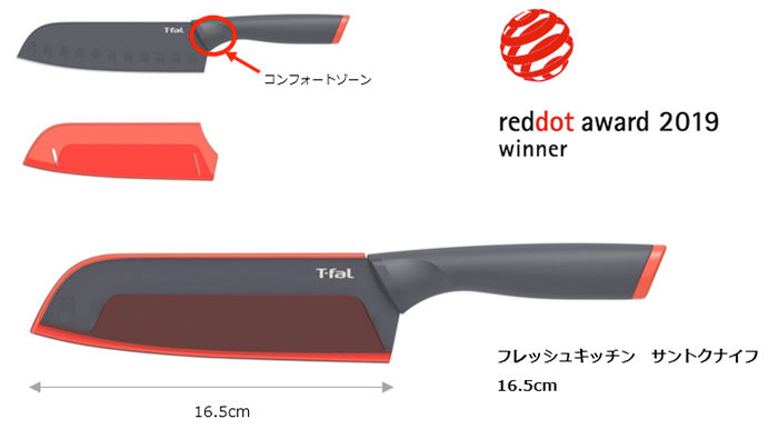 フレッシュキッチン サントクナイフ 16.5cm