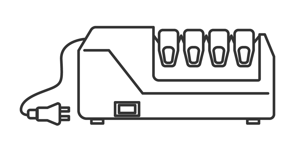 電動シャープナーのイラスト