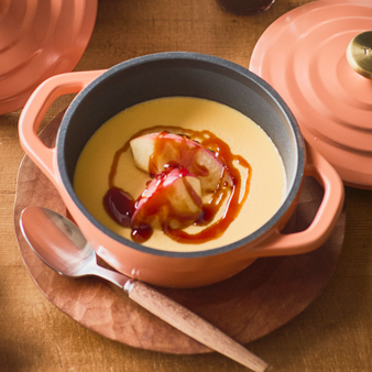 りんごのカスタードプディングのイメージ