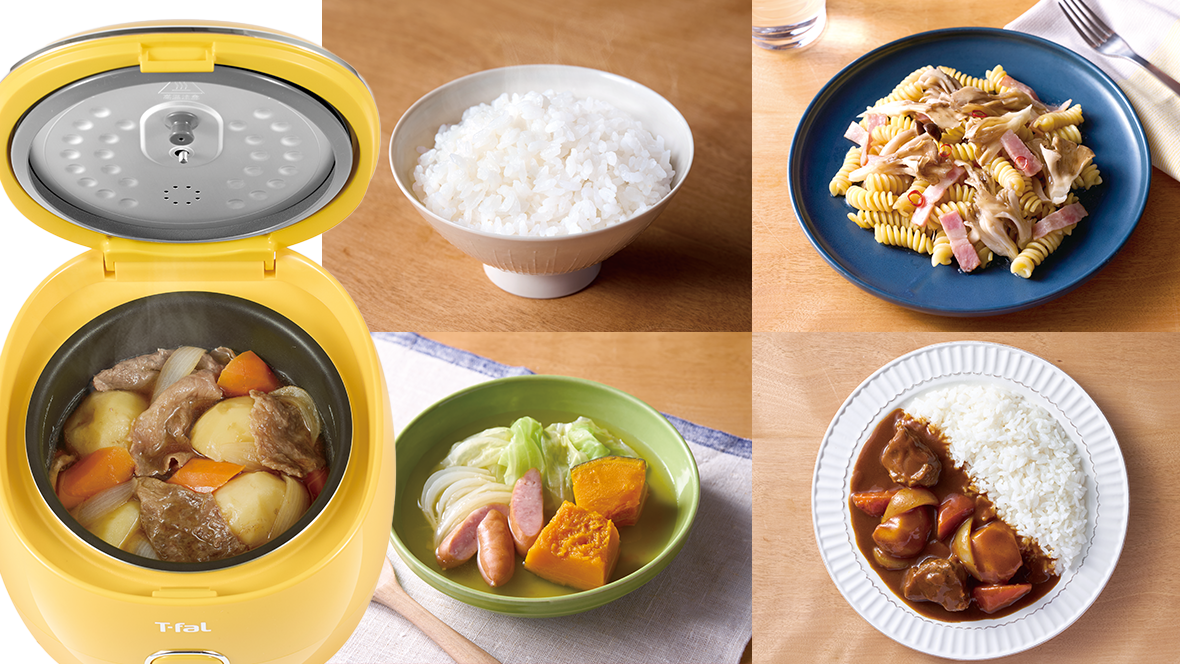白米以外にもスープや煮物などほったらかし調理もできる料理の画像