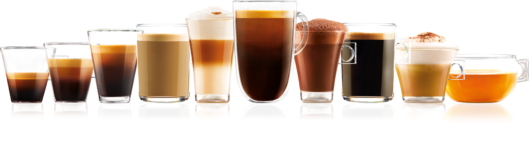 多彩なコーヒーメニュー
