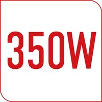 350W のハイパワー