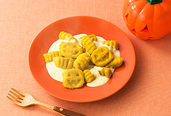 かぼちゃのニョッキ チーズクリームソース