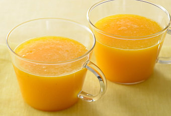 かぼちゃオレンジスープ