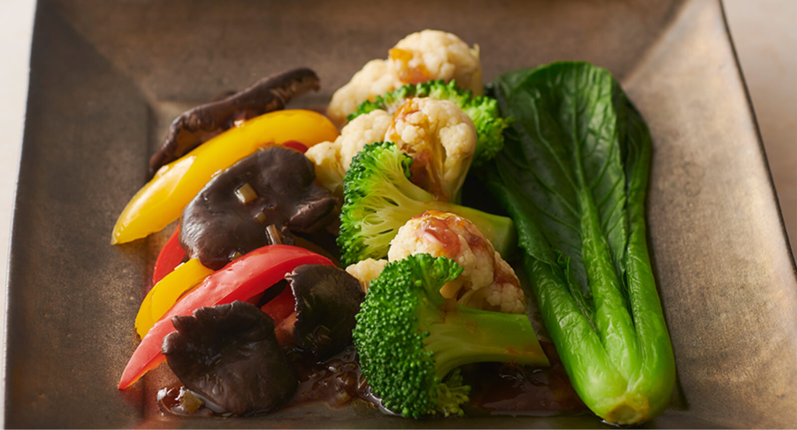 季節野菜のホットサラダ中華風